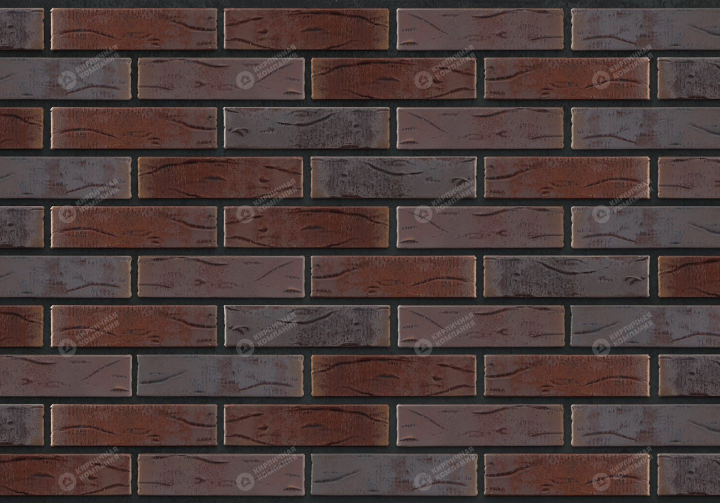 Кирпич керамический лицевой ПРОВАНС-РУСТ 1НФ пустотелый