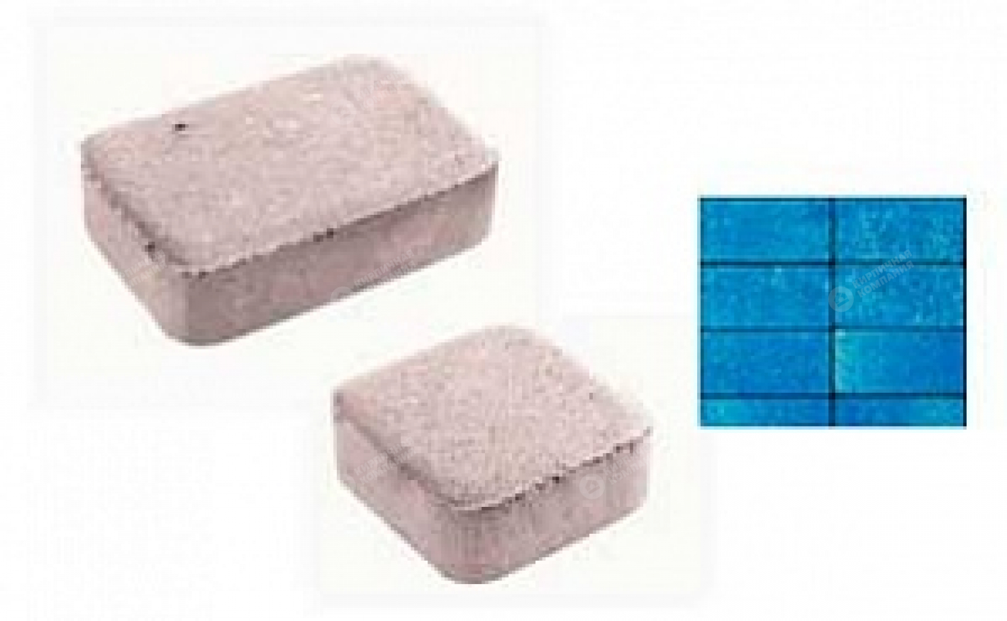 Тротуарная плитка Классико фактура листопад, 1КО.4 Листопад Арктика