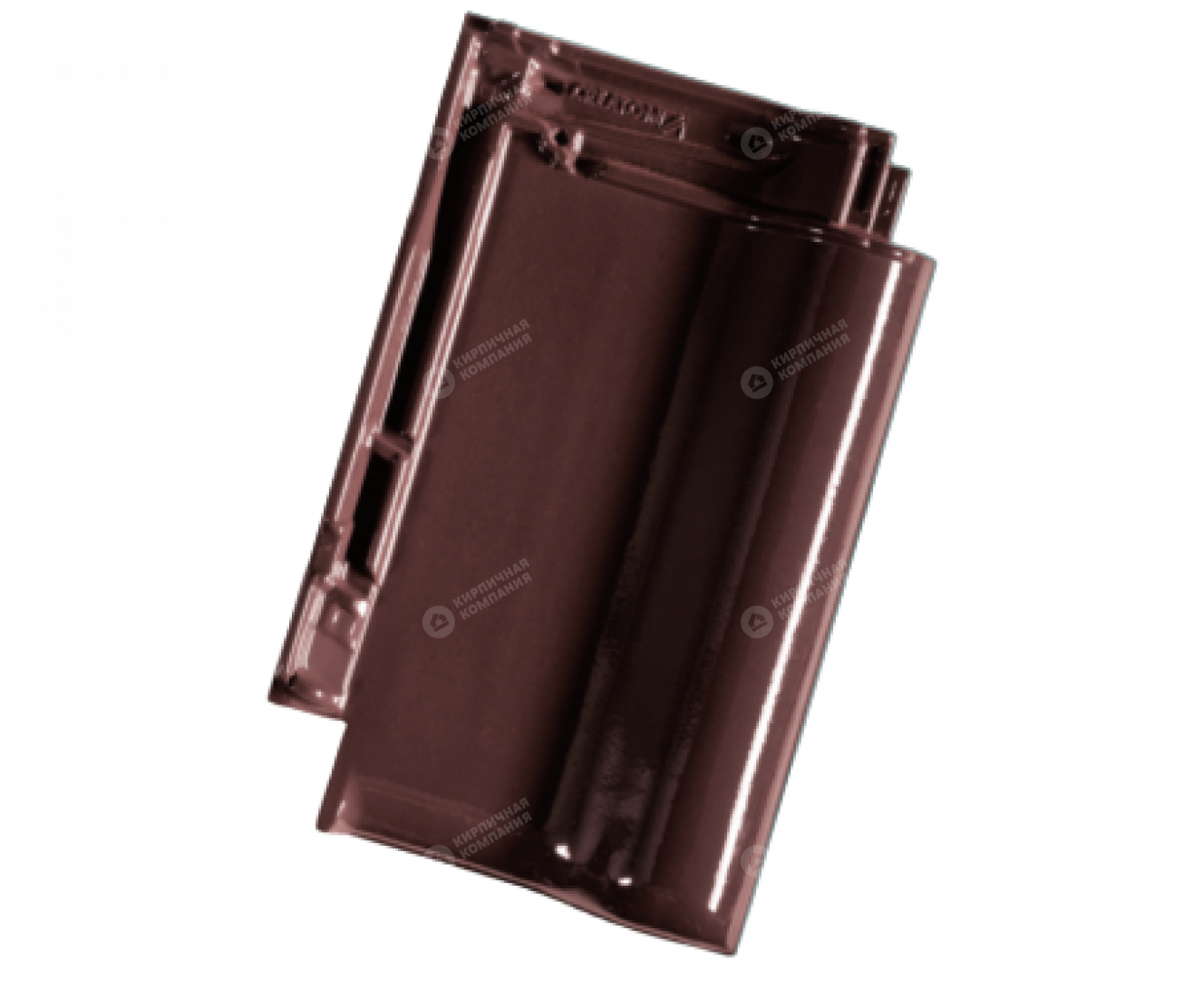 Керамическая черепица Titania Noblesse Braun Glaziert