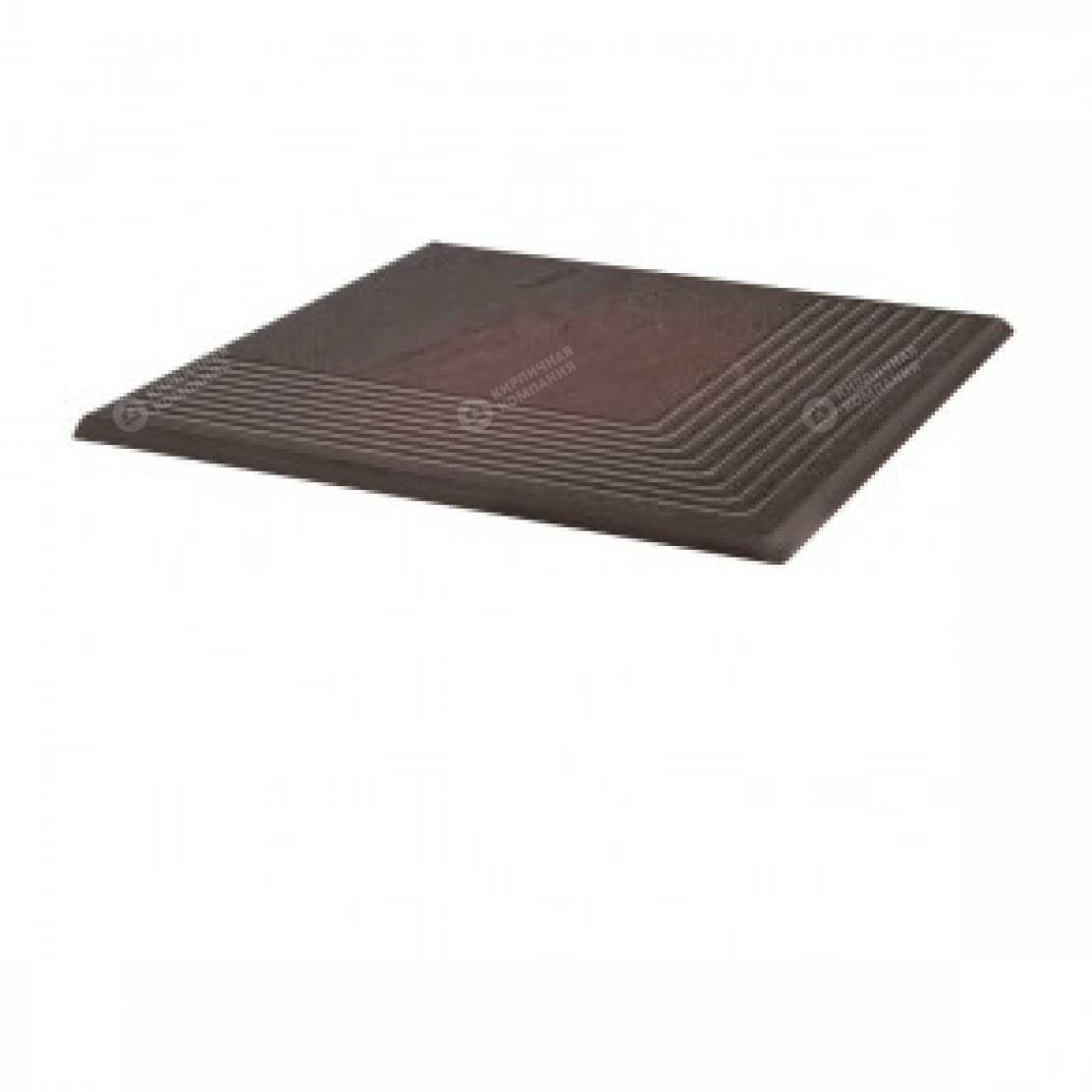 Угловая клинкерная ступень простая Paradyz Semir Rosa