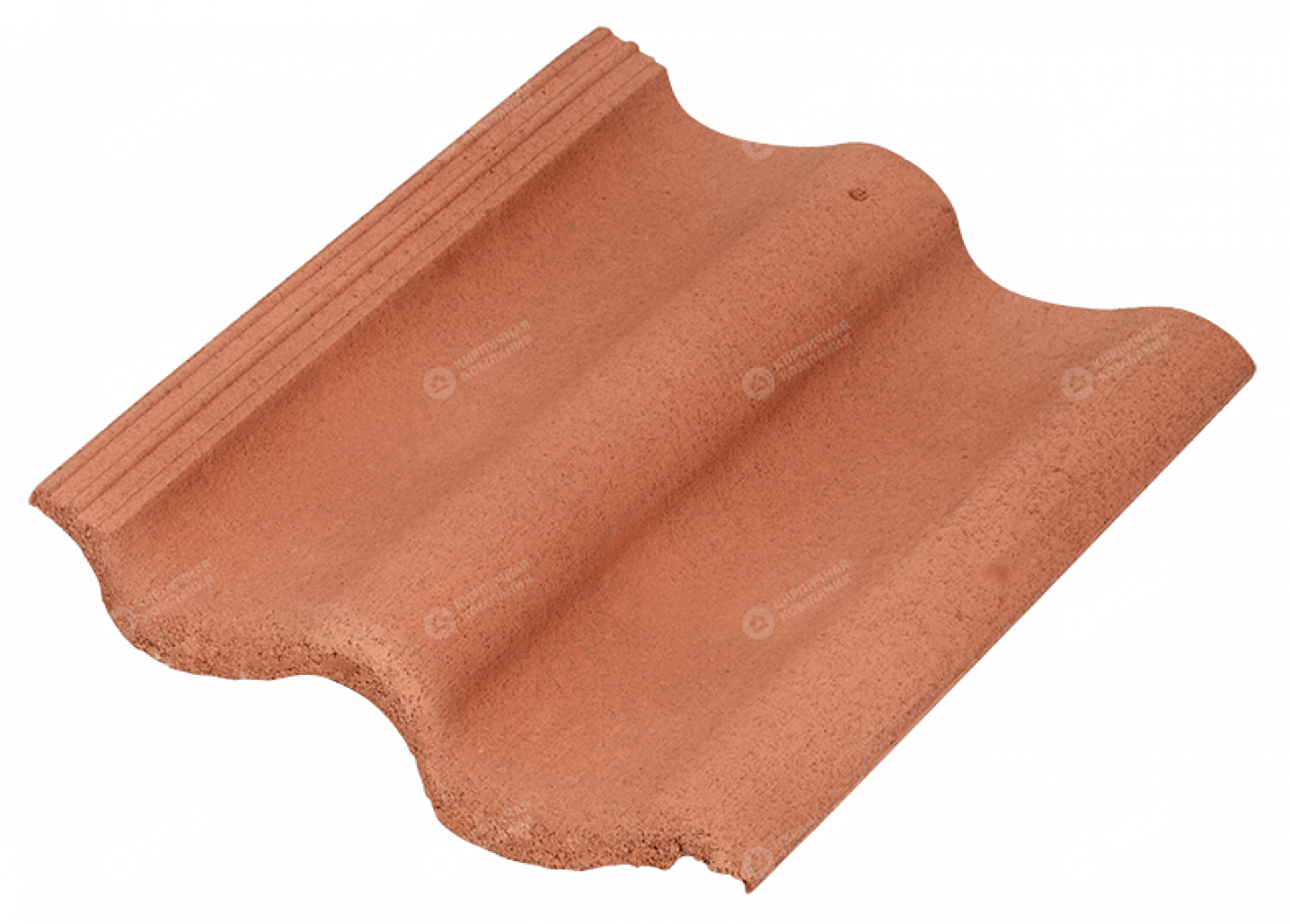 Цементно-песчаная черепица Sea Wave красный эконом