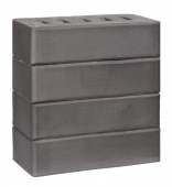 !!! Кирпич лицевой полнотелый графитовый