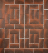 Клинкер тротуарный "Оксфорд" умбра классик 0,51 NF
