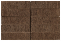 Коричневый БАРХАТ 1НФ пустотелый