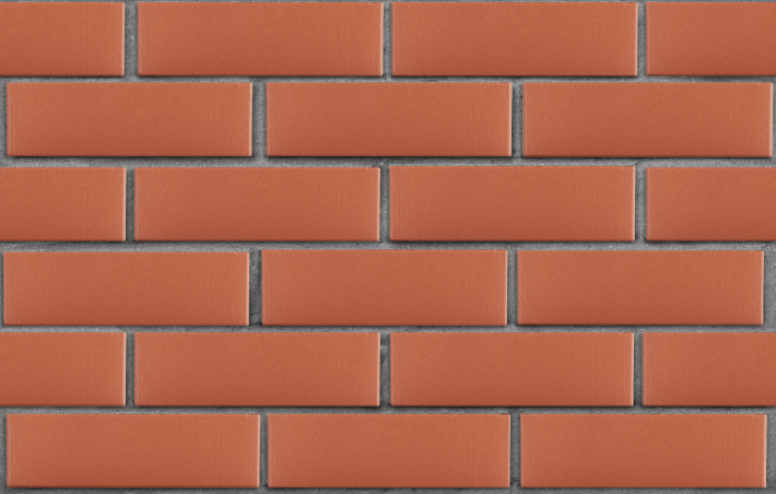 Кирпич облицовочный Красный Гладкий Одинарный (1НФ)